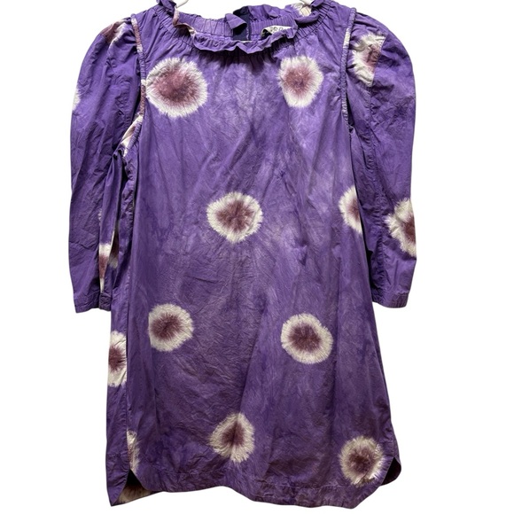 Sea New York Purple and White Long Sleeve Tie Dye Dress - Picture 2 of 4
